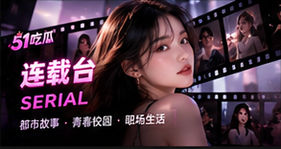 剧集追踪原创黑紫编辑视觉